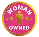 Pink and gold circle: